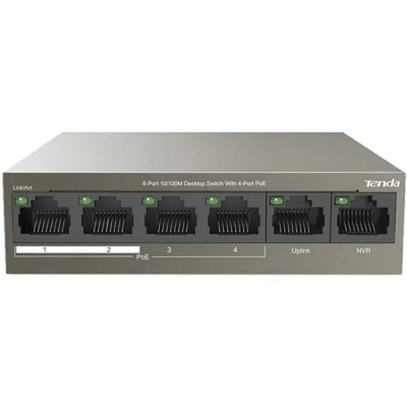 Комутатор мережевий Tenda TEF1106P-4-63W - фото 2