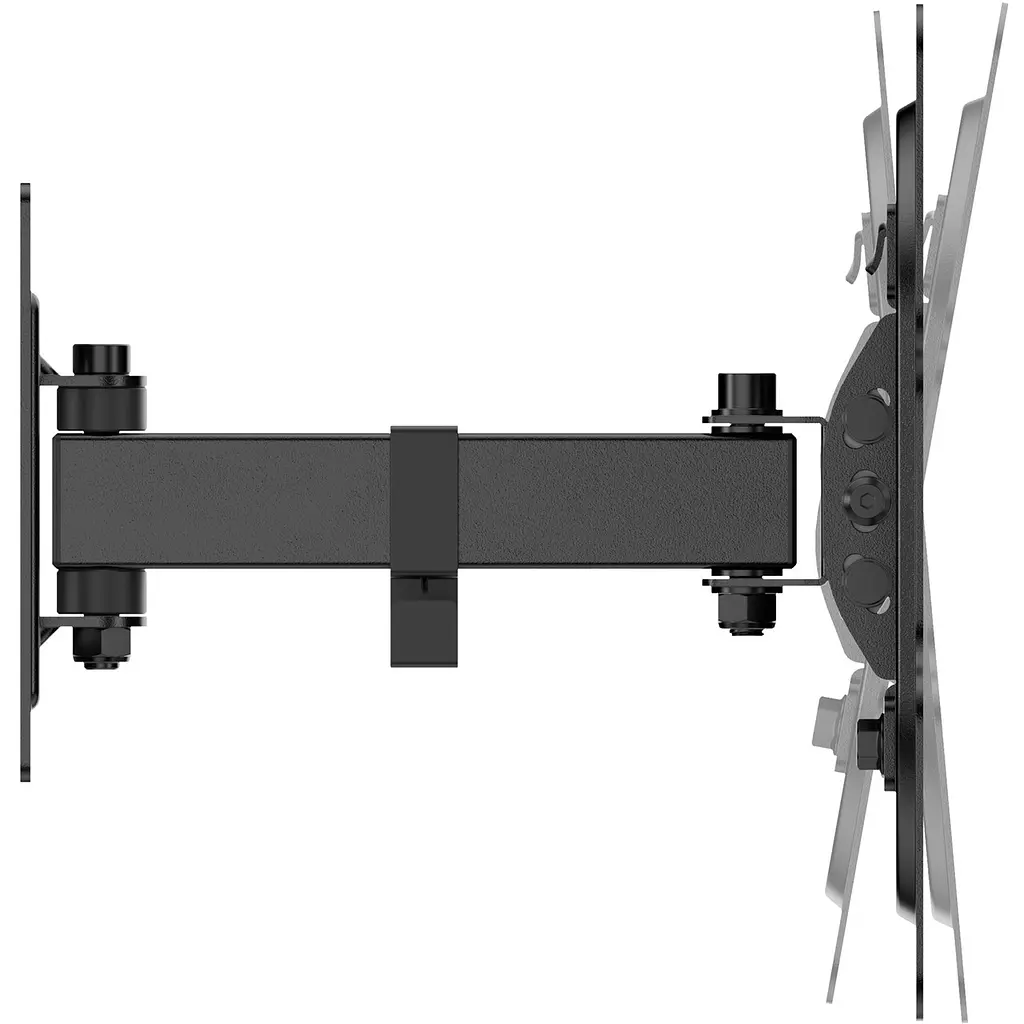 Кронштейн для ТВ AGN AGN43-221P з поворотом/одне коліно/23"-43"/30 кг/max.VESA 200x200/Чорний - фото 7