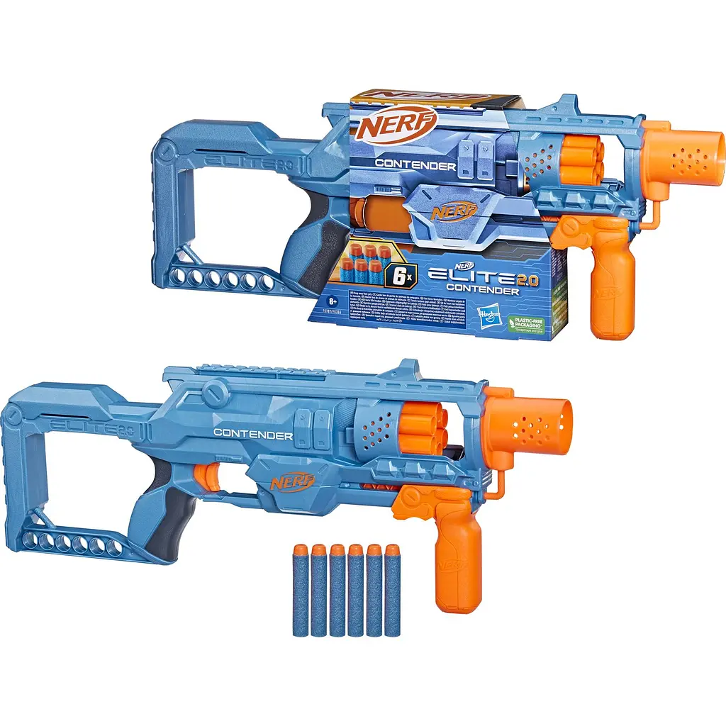 Бластер игрушечный Hasbro Nerf Elite 2.0 Contender Dart Blaster (F6787) - фото 2