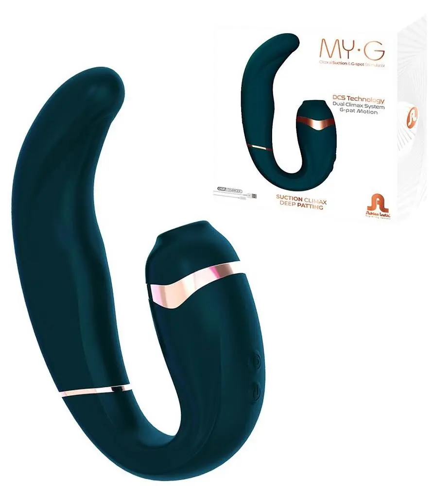 Вакуумний стимулятор клітора Adrien Lastic Exploring Senses My G зелений - фото 5