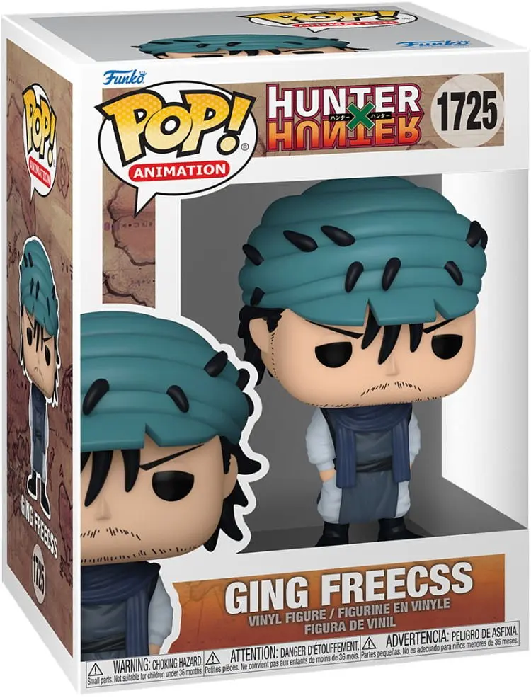 Коллекционная фигурка Funko Pop Хантер х Хантер Джин Фрикс Hunter X Hunter Ging Freecss 10 см FP HH GF 1725 - фото 2