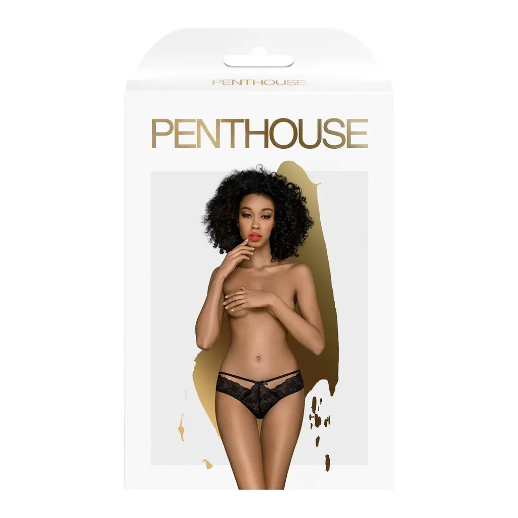 Трусики Penthouse Lingerie Adore Me M/L чёрный - фото 3
