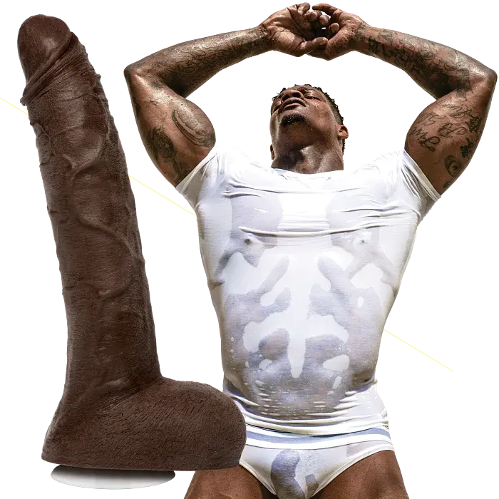 Реалістичний фалоімітатор Doc Johnson Signature Cocks Jason Luv, 25.4 см - фото 2