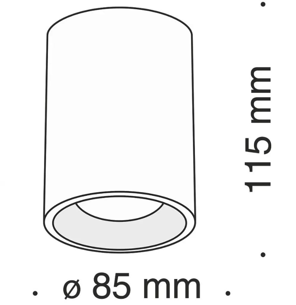 Світильник точковий Kloodi KD-5089 IP65 WH - фото 2