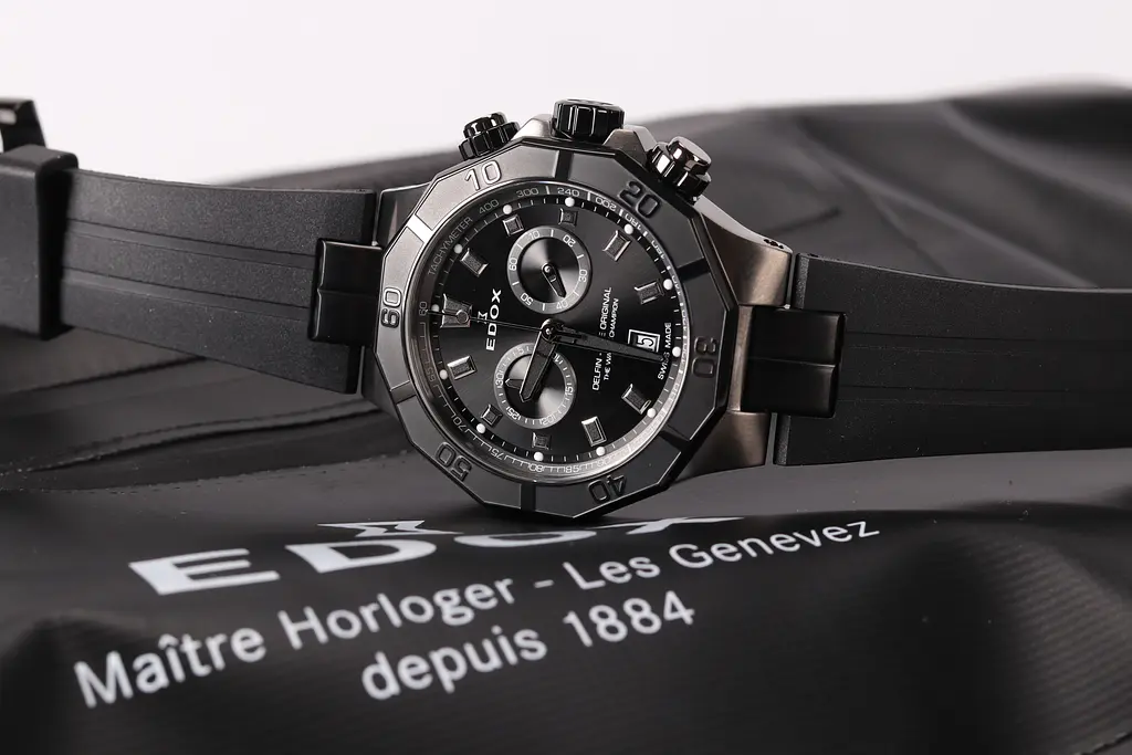 Годинник Edox Delfin Chronograph 10113 37GNCA NGIN - фото 2