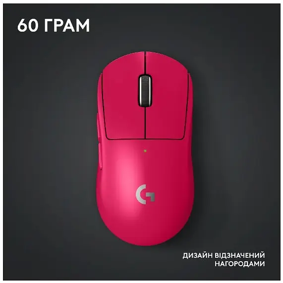 Миша Logitech G PRO X SUPERLIGHT 2 LIGHTSPEED Gaming, Magenta (910-006797) - фото 7