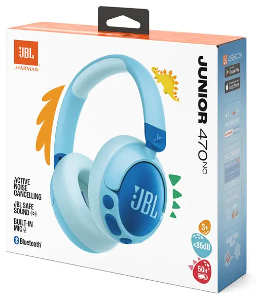 Гарнитура JBL JR470NC Blue (JBLJR470NCBLU) - фото 7