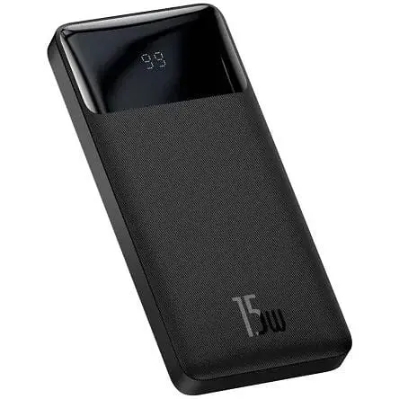 Внешний акумулятор Baseus Bipow Overseas 10000mAh 15W черный PPBD050001 - фото 2