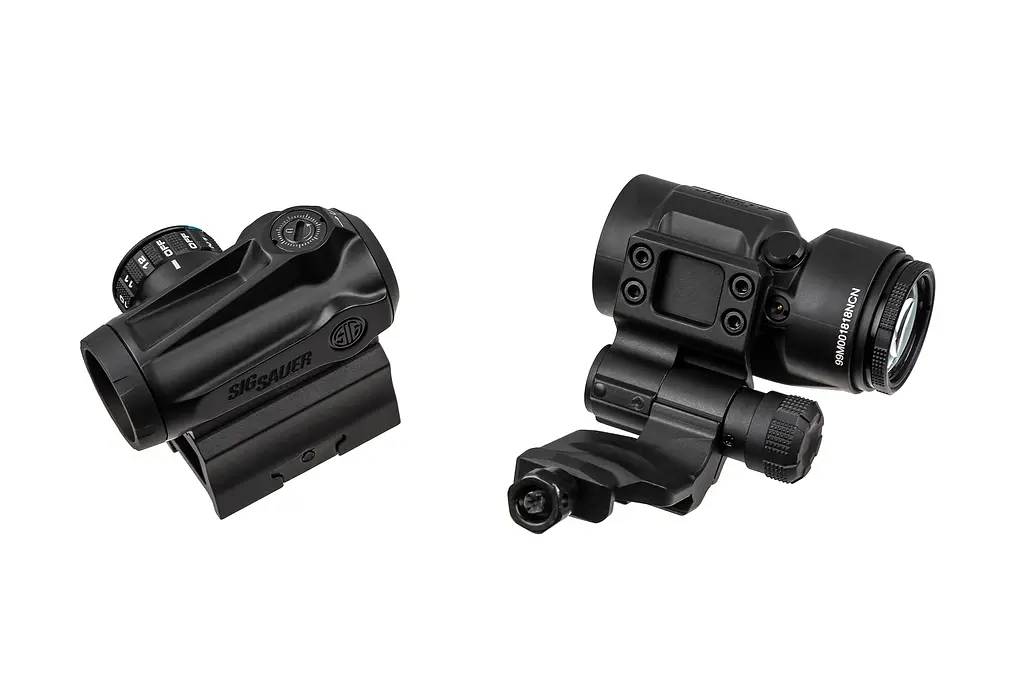 Комплект Sig Optics колiматор ROMEO-MSR Gen II 2 MOA і магніфер JULIET3-MICRO 3X22MM - фото 4