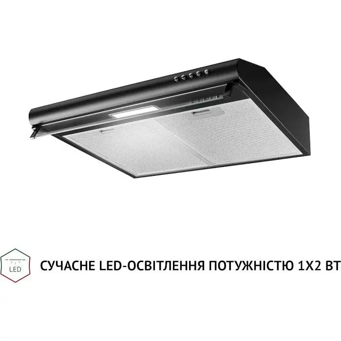 Витяжка пласка Perfelli PL 5144 BL LED - фото 4