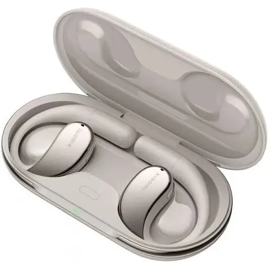Навушники бездротові Xiaomi OpenWear Stereo Sandstone Beige (бежеві) (BHR8473GL) - фото 5