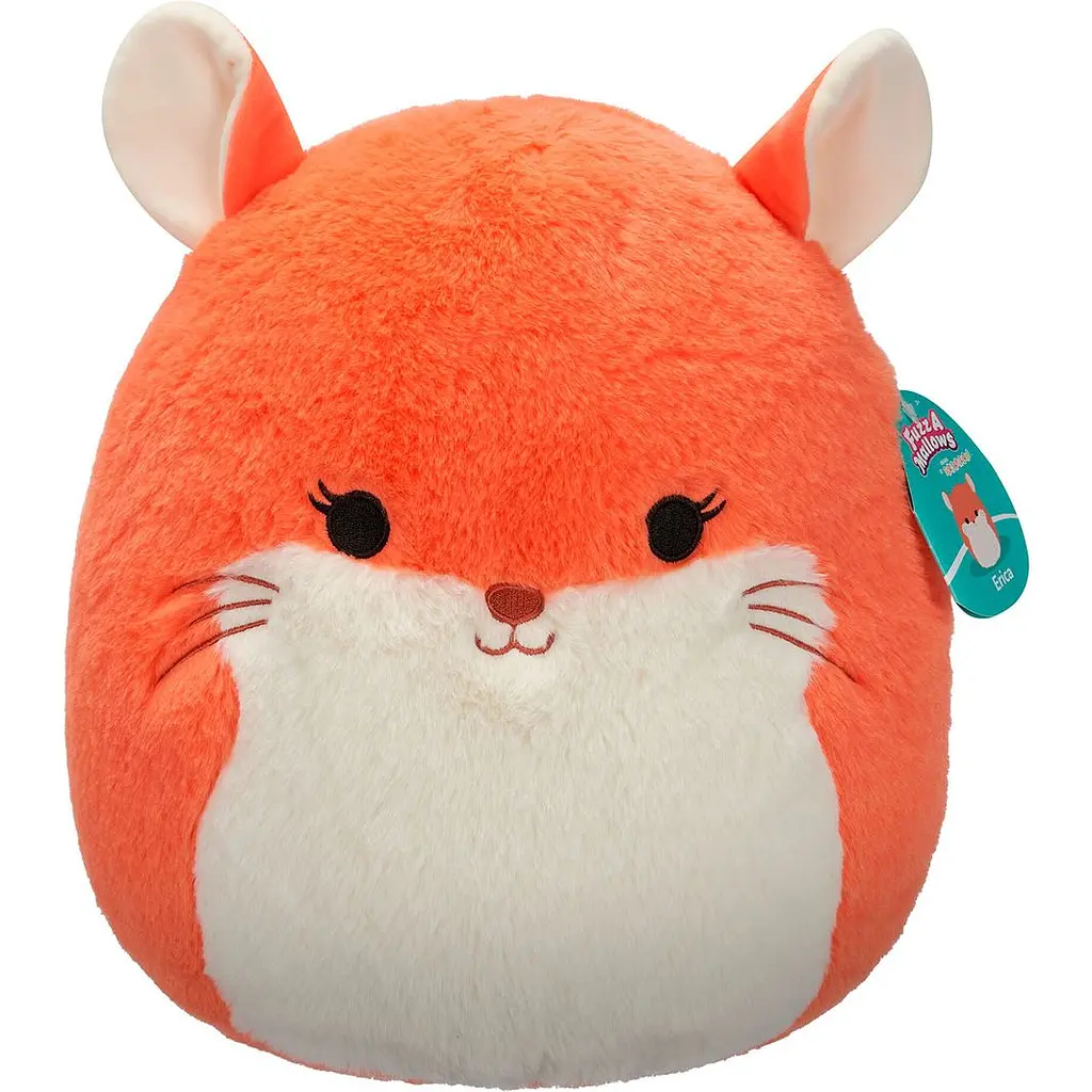 Мягкая игрушка Squishmallows Шиншилла Эрика 30 см оранжевая (SQCR06756) - фото 6