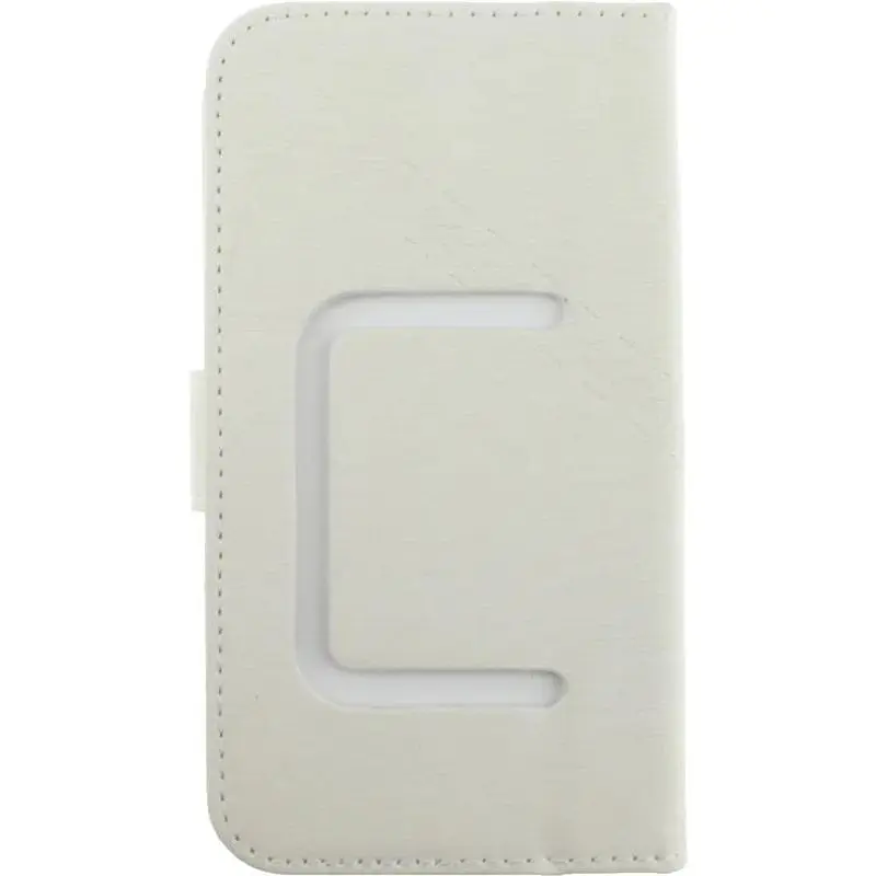 Чохол-книжка Toto Book Universal cover Ineva 4.5-5" White - фото 3