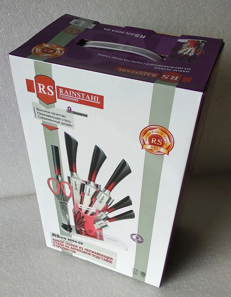 Набір ножів Rainstahl RS 8004-9 9 предметів - фото 3