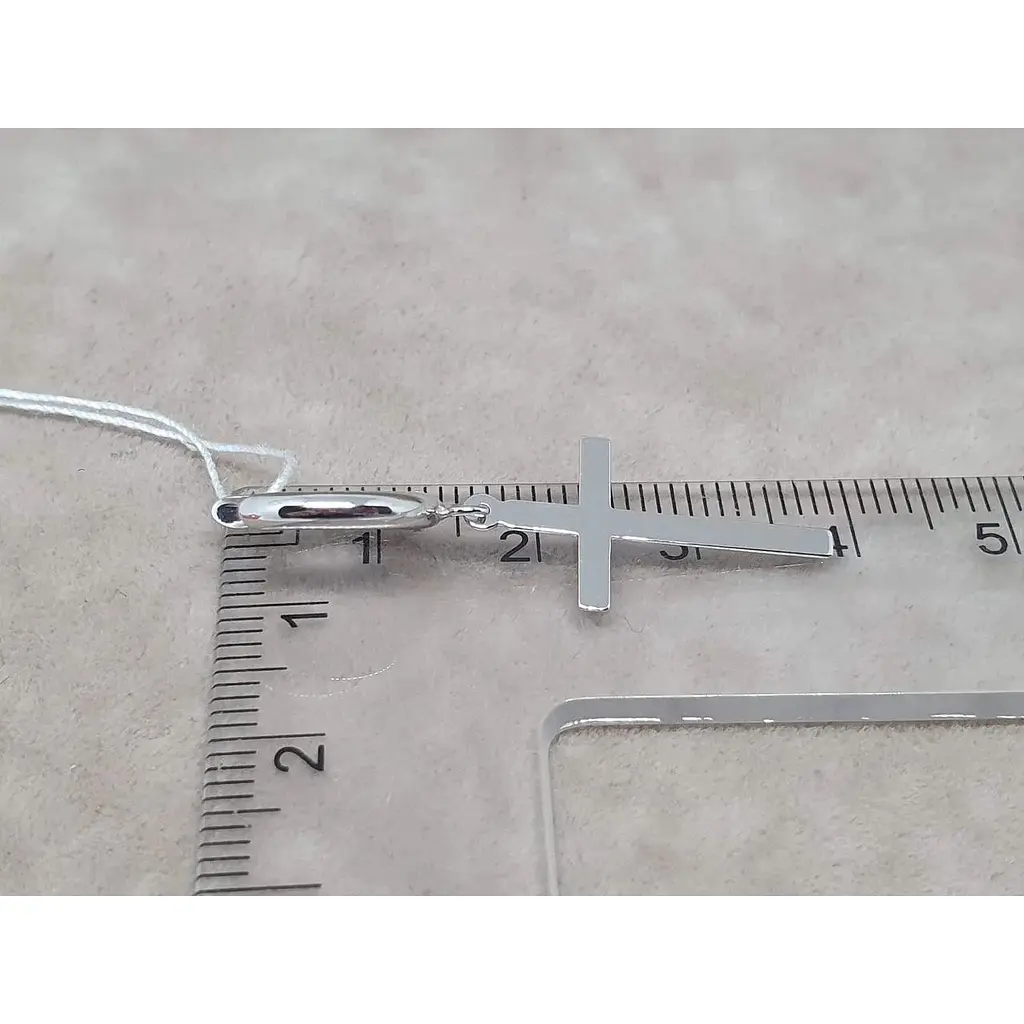 Золота моносережка Tango Хрестик. 470057ШБ - фото 4