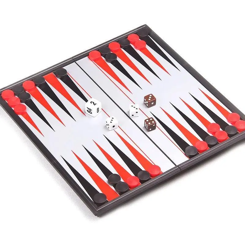 Гра настільна UB Нарди магнітні Magnetic Folding Backgammon (SR-113-N-1216) - фото 5