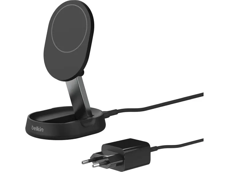 Бездротовий зарядний пристрій Belkin 15 Вт Magnetic Stand Qi2 Black (WIA008vfBK) - фото 9