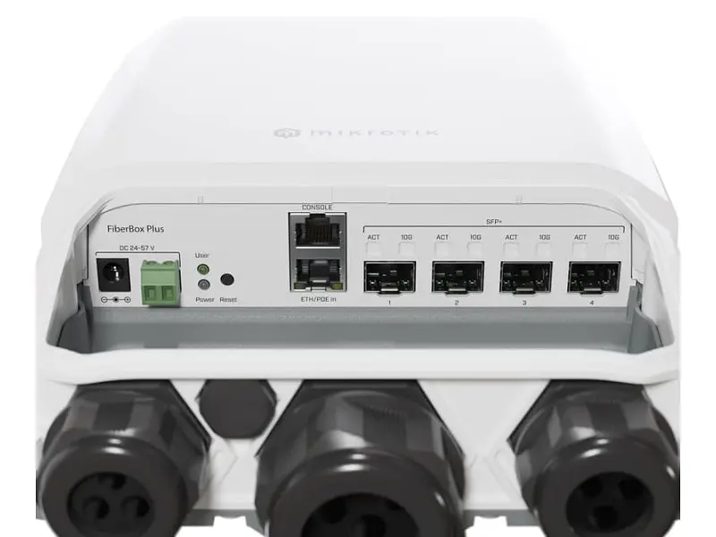 Комутатор MikroTik FiberBox Plus керований рівня 2 (CRS305-1G-4S+OUT) - фото 4