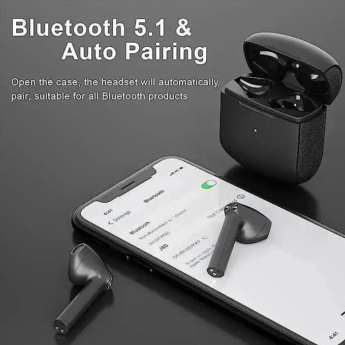 Бездротові навушники TWS J80 Bluetooth 5.1 для iOS Android - фото 3