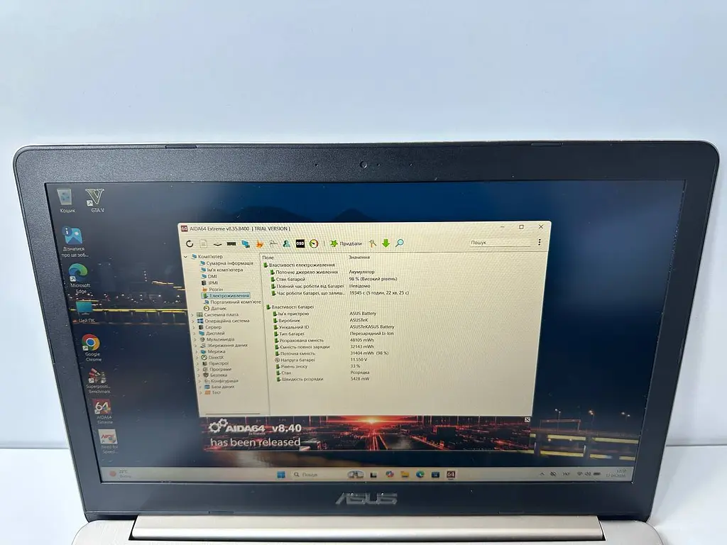 Ігровий ноутбук ASUS VivoBook Pro 15 N580GD 15.6" (i7-8750H / 16GB / SSD 256GB / GTX 1050 4GB) б/в - фото 5
