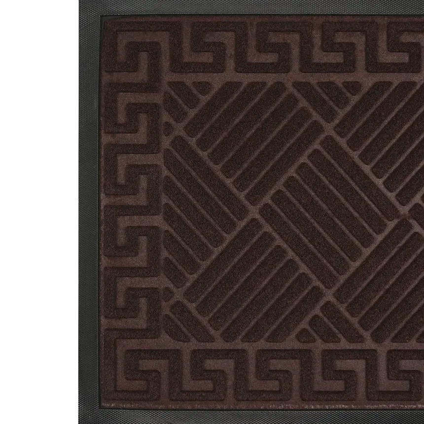 Килимок придверний Eco Fabric Смужки з кромкою коричневий 40 х 60 см (4060-113) - фото 6