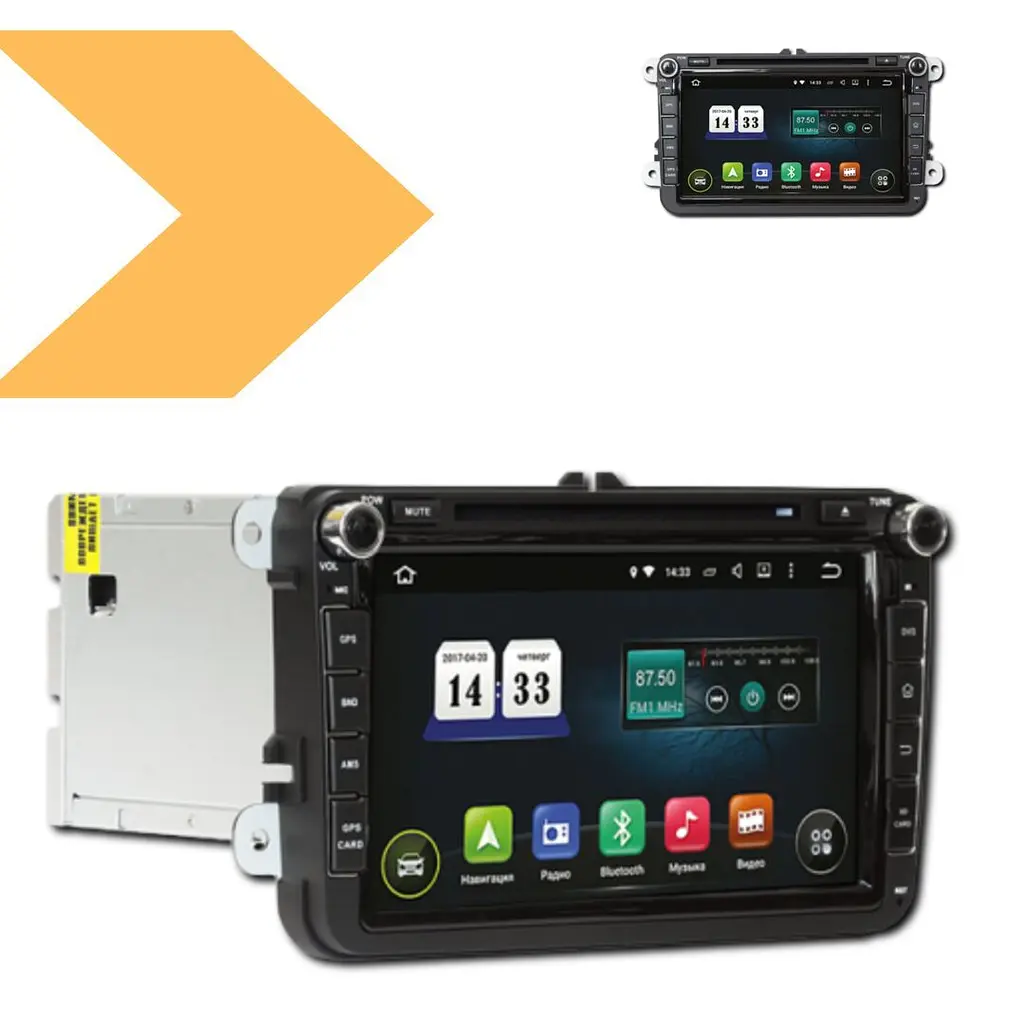 Штатная магнитола XPRO Volkswagen Universal 8 Android 12 2+16GB CarPlay IPS (42429-K8021-16GB_3683) - фото 2