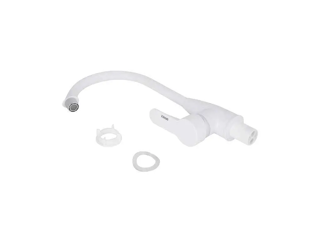 Змішувач Brinex на мийку білий 35W 007 (k40) BRIN35W007 - фото 7