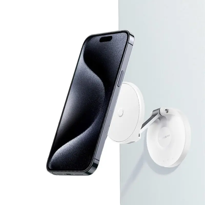 Тримач для телефону MagPro Magnetic Foldable Phone Mount (B10564101) White Baseus teh0029263 - фото 2