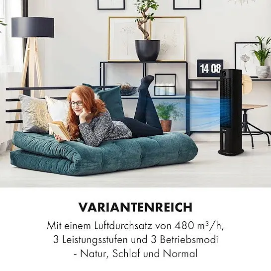 Охладитель воздуха Klarstein Skytower Grand Smart 480 м3/ч (10035817) - фото 7