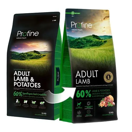 Корм сухий Profine Lamb and Potatoes для дорослих собак усіх порід, з ягнятиною та картоплею, 12 кг - фото 4