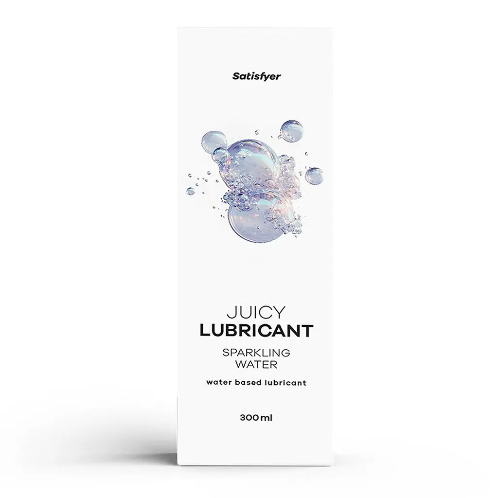 Лубрикант Satisfyer Juicy Lubricant Sparkling Water на водній основі, 300 мл