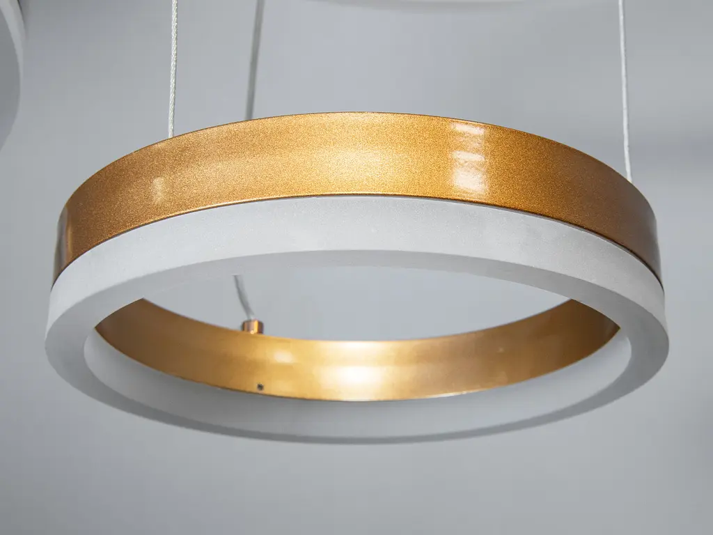 Люстра стельова LED Diasha D2485-800+600+400+200G D2485, 135W, золото, для низьких стель, регульована висота - фото 4