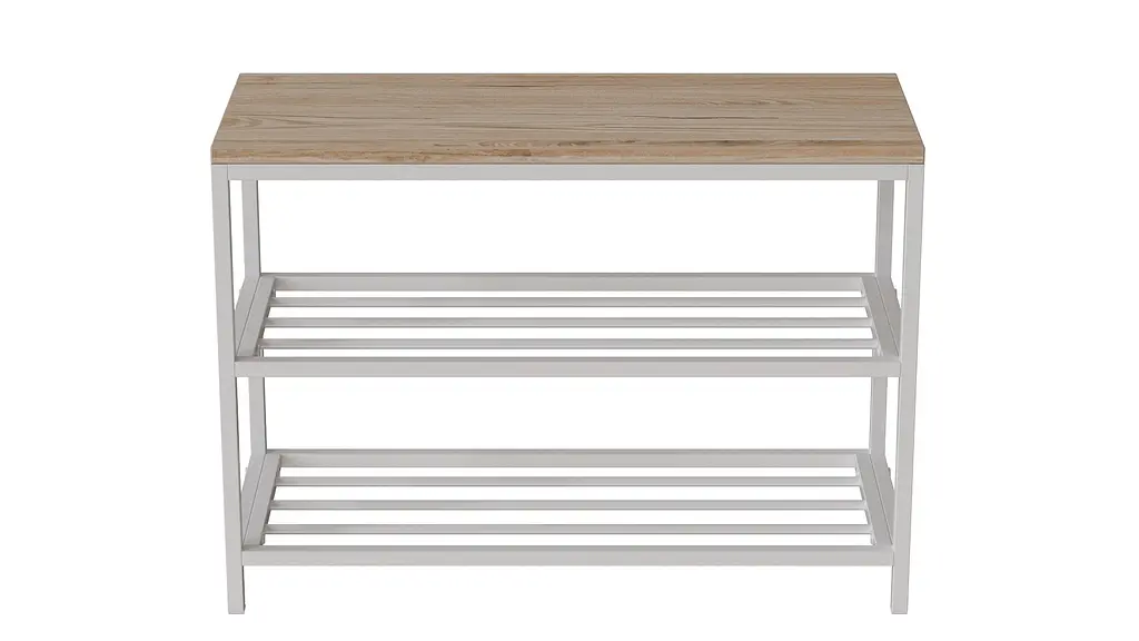 Банкетка универсальная Ferrum-decor Слайм 45x63x26 белый ДСП Дуб Сан-Марино 16мм (FRD-104076) - фото 4