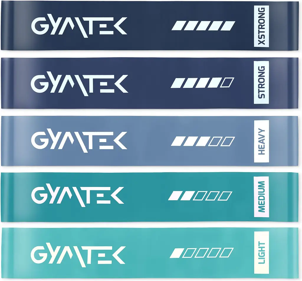 Набір резинок для фітнесу Gymtek 0,5-30кг синій - фото 12