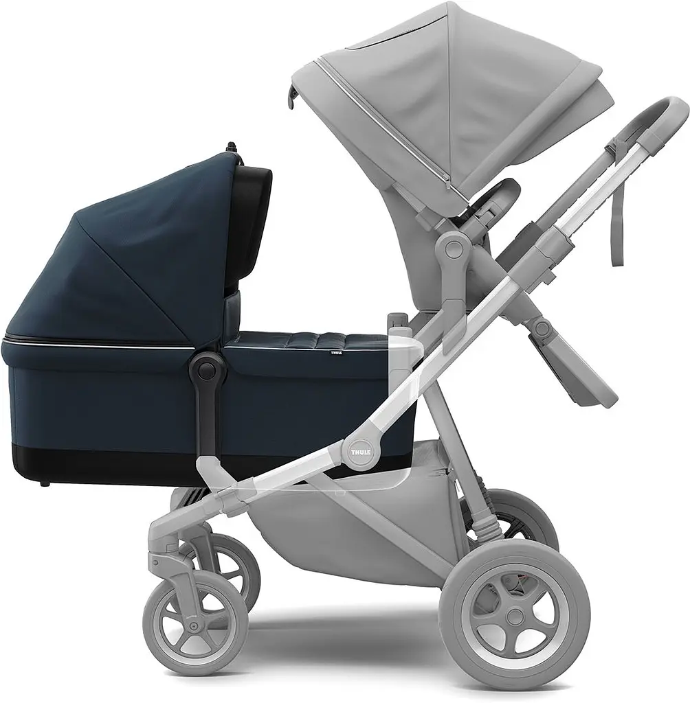 Люлька Thule Sleek Bassinet Navy Blue (TH 11000104) - фото 3