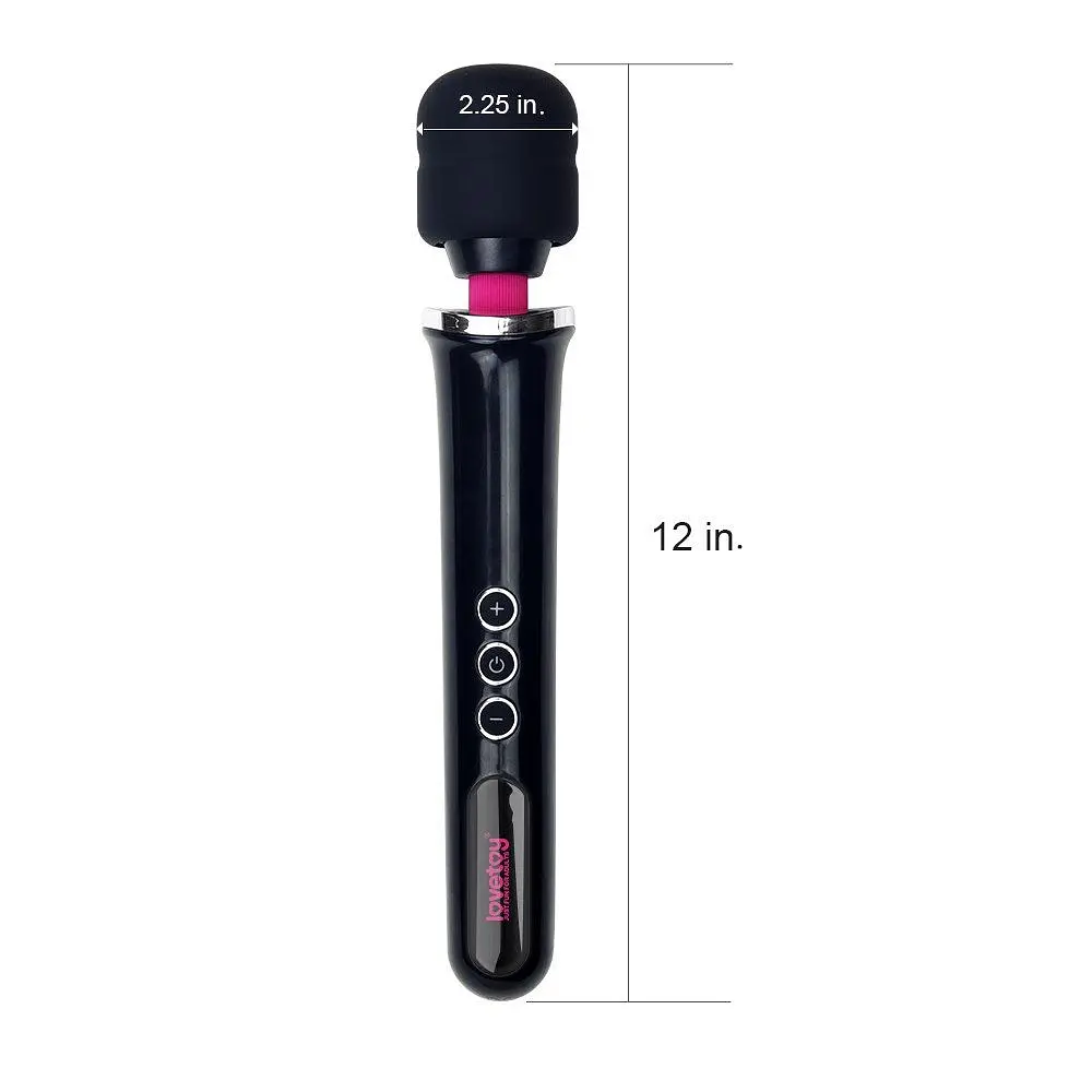 Вібратор Lovetoy Training Master Ultra Powerful Body Wand, 32 см (чорний) - фото 2