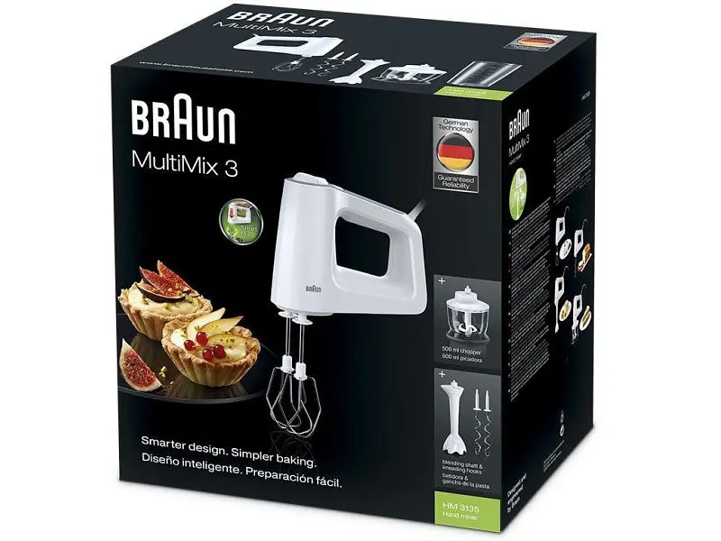 Міксер Braun MultiMix 3 HM3135WH - фото 6