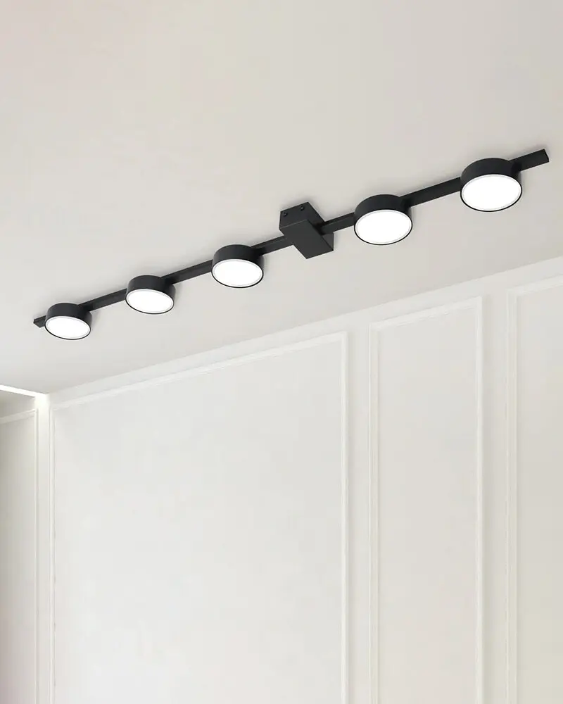 Світильник стельовий, люстра Goldlux 326270 Joy GX53 5x10W 4000K 660Lm IP20 Чорний - фото 3