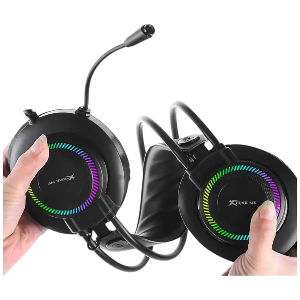 Игровые наушники Xtrike Me Gaming GH-509 с микрофоном и подсветкой - фото 4