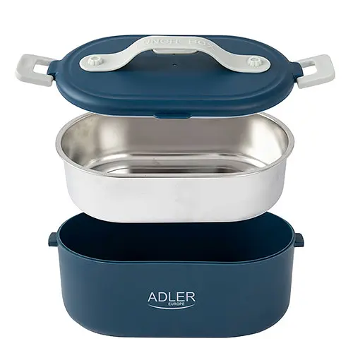 Ланч-бокс з підігрівом Adler AD 4505 blue 0,8 л - фото 3