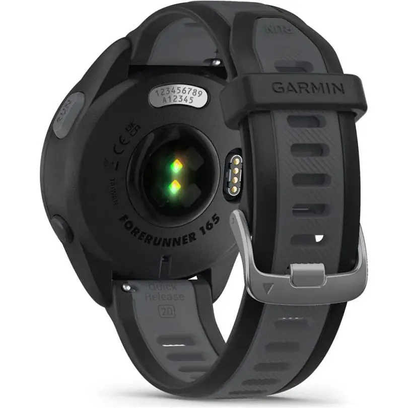 Смарт-годинник Garmin Forerunner 165 Black/Slate Gray [010-02863-20] [111827] - фото 3