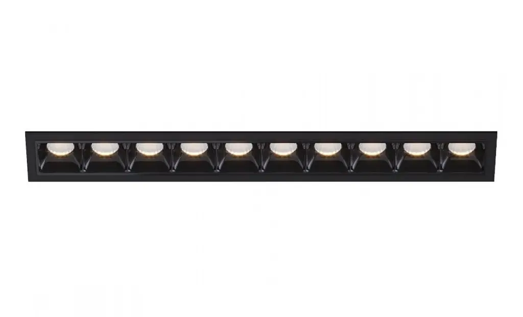 Светильник точечный врезной KLOODI KD-POINT 10X2 20W 4K BK - фото 2