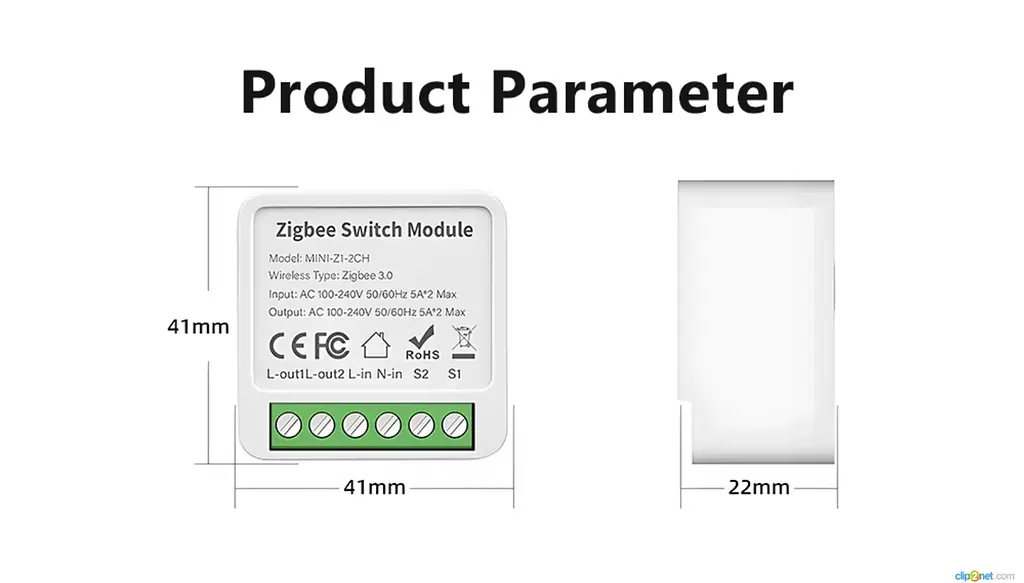 Реле Zigbee Tuya Smart Switch бездротовий вимикач 16 А - фото 5