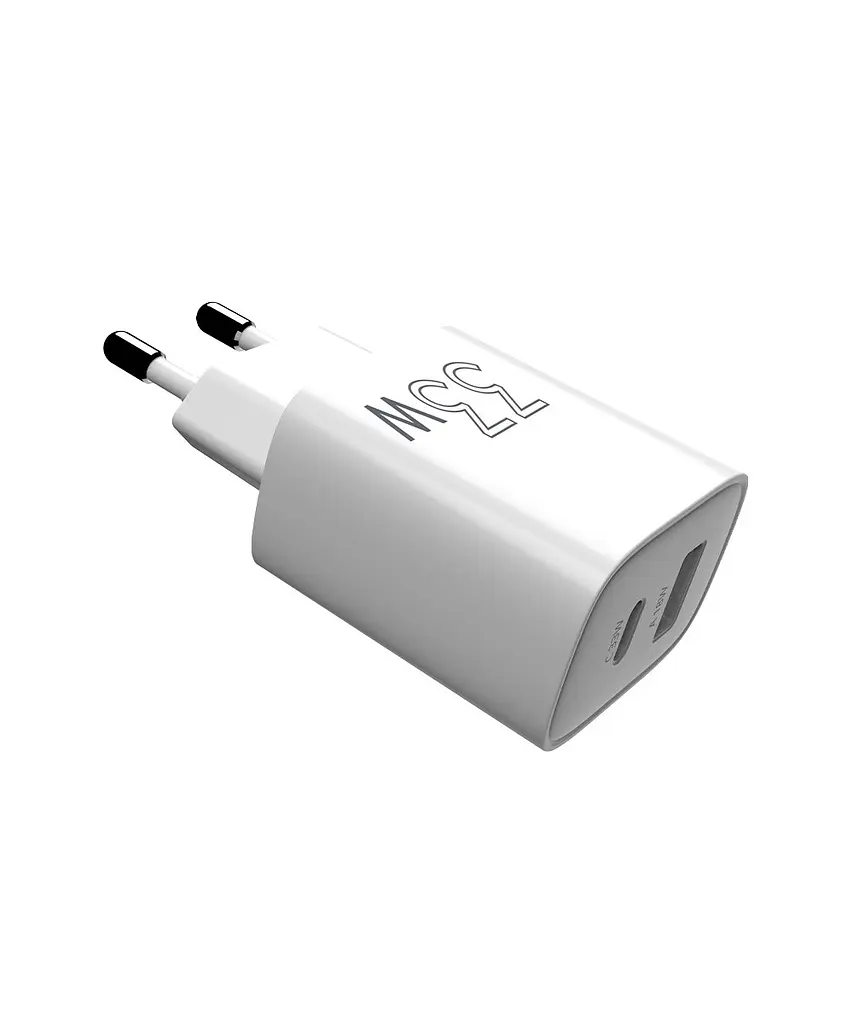 Мережевий зарядний пристрій Sigma mobile X-power 33W GaN, PD, QC (1xUSB-C + 1xUSB-A) Білий (PS33-01) - фото 8