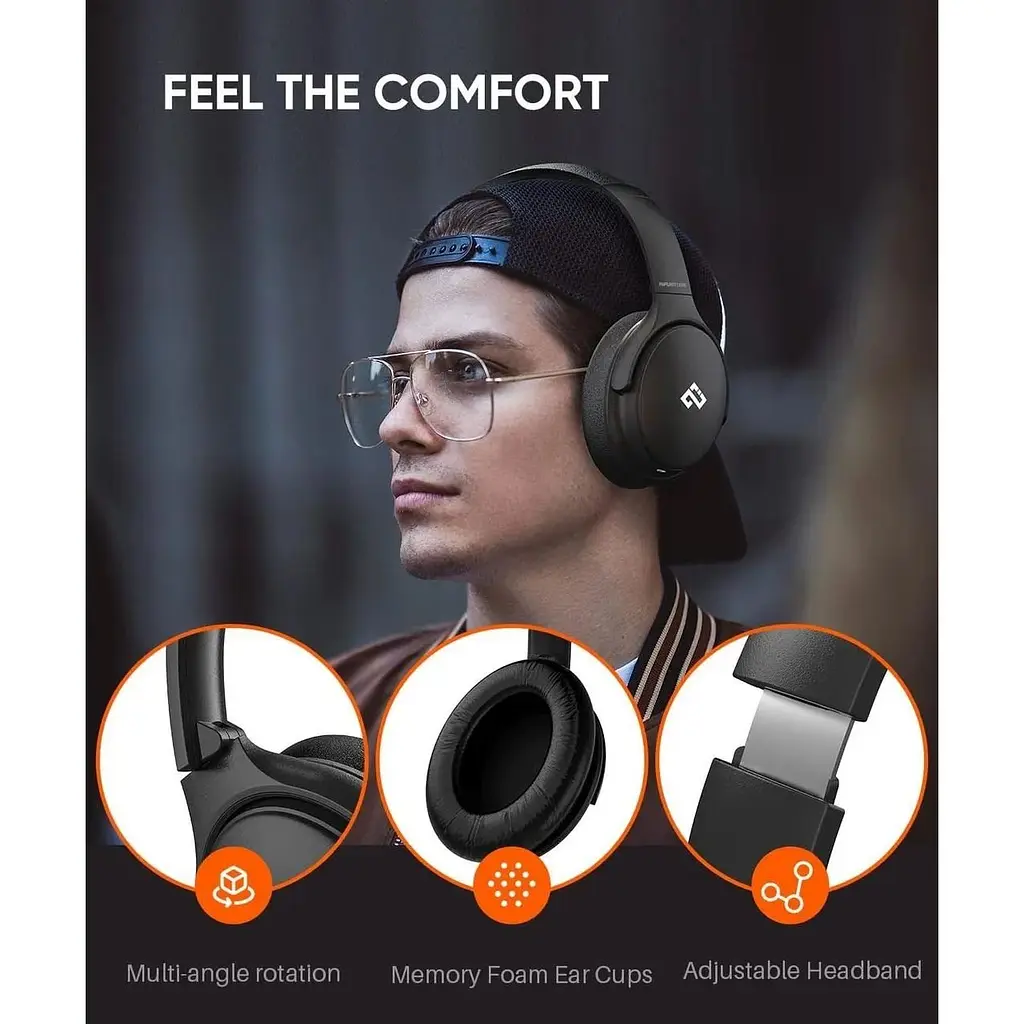 Навушники Infurture Bluetooth з активним шумопоглинанням та мікрофоном - фото 7