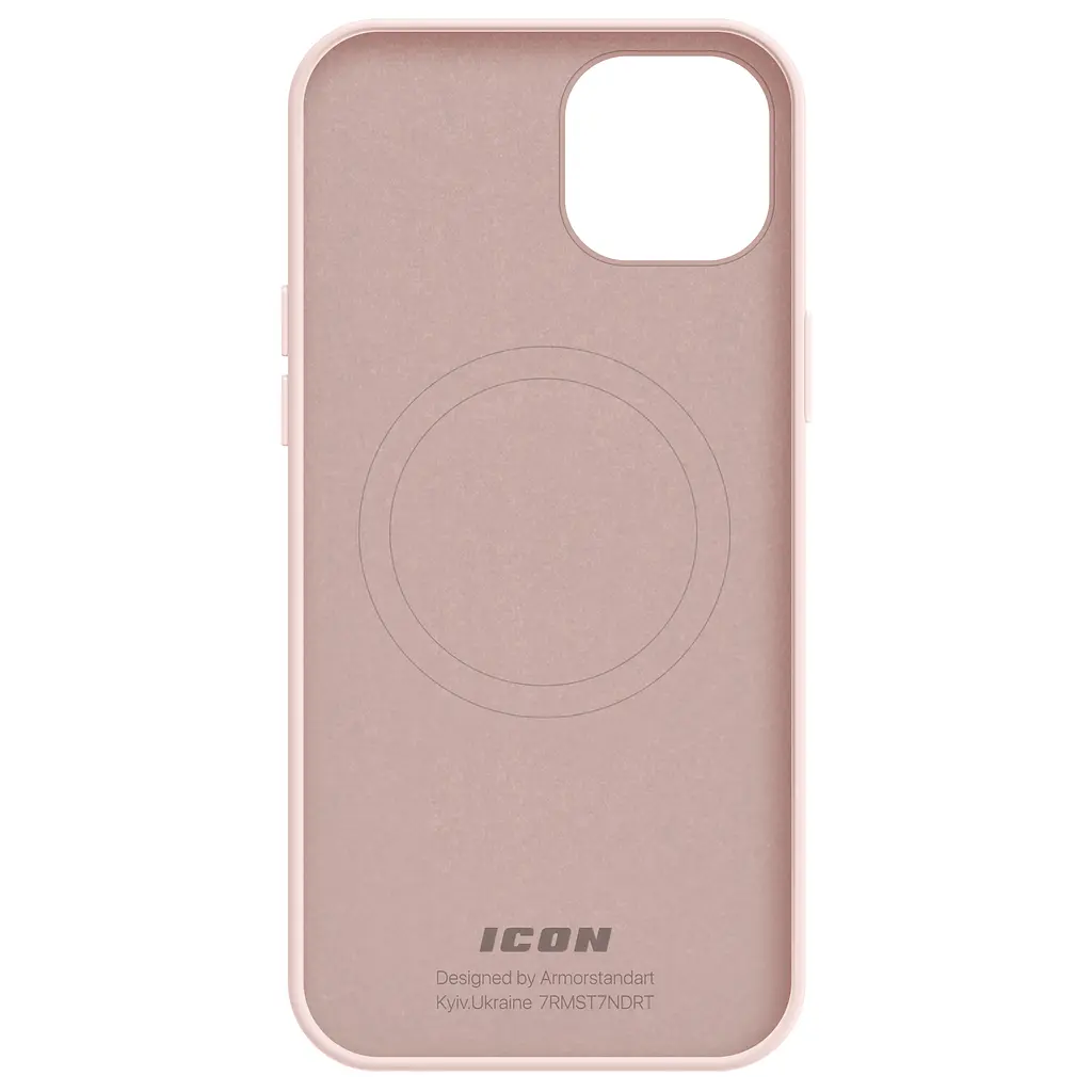Силиконовый чехол с MagSafe для Apple iPhone 14 Plus, ICON2 MagCase, розовый, противоударный, панель с мягкой подкладкой, защита всего корпуса, поддержка беспроводной зарядки, совместим с защитными стеклами и пленками, ArmorStandart (ARM68394) - фото 2