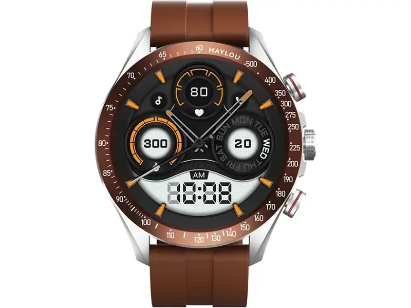 Смарт-часы Haylou Solar Pro LS18 Brown - фото 2