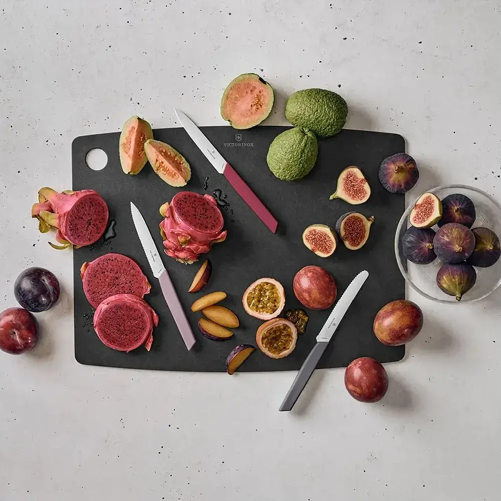 Дошка для нарізання Victorinox Epicurean Kitchen L Чорний (368x285x6мм) - фото 4