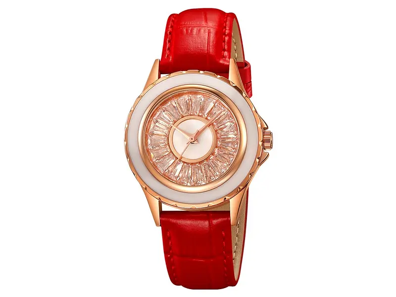 Жіночий наручний годинник 2172RGRD Rose Gold-Red Skmei acs0030200 - фото 2
