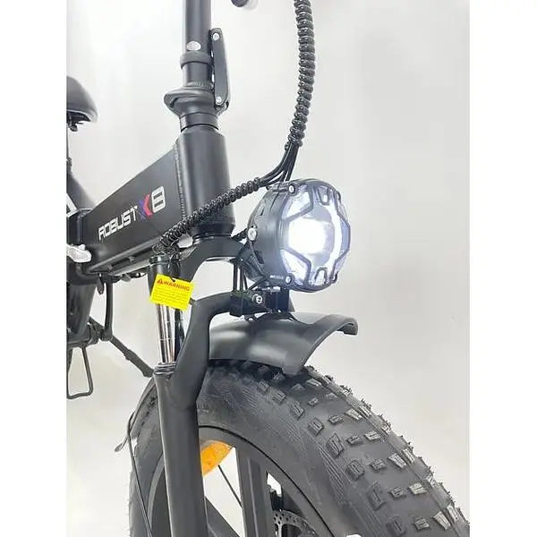Электровелосипед Robust X8 фетбайк 1200W 48V 24Ah черный - фото 4